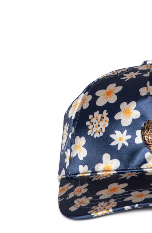 Kurt Geiger London Ditzy Floral Baseball Cap In Blue