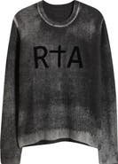 RtA Ethan Washed Relaxed Fit Sweater