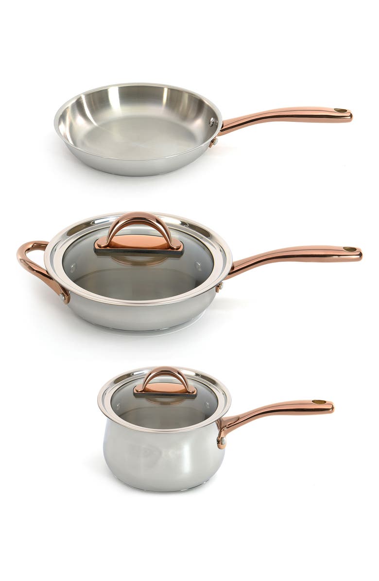 BergHOFF Ouro 4-Piece Starter Set, Main, color, Silver