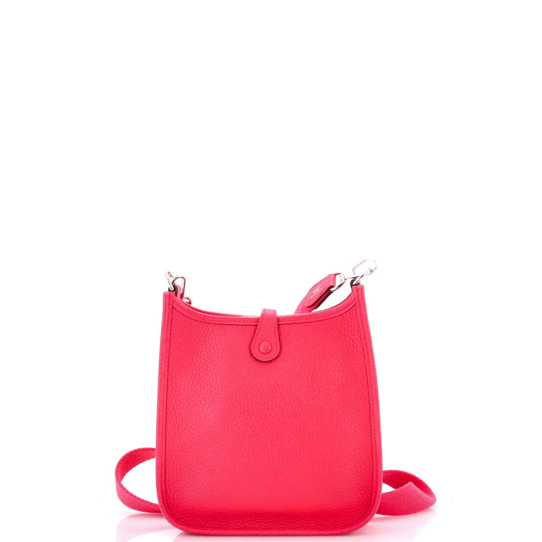 Pre-Owned Hermes Evelyne Bag Gen III Clemence TPM, Alternate, color, Rose Extreme