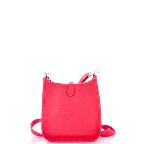 Pre-owned Hermes Hermes Evelyne Bag Gen Iii Clemence Tpm In Pink