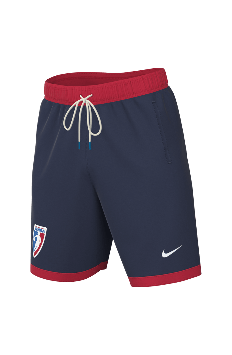 Nike Unisex Nike  WNBA Navy/Red Legends Relaxed Fit Fleece Shorts, Alternate, color, Navy