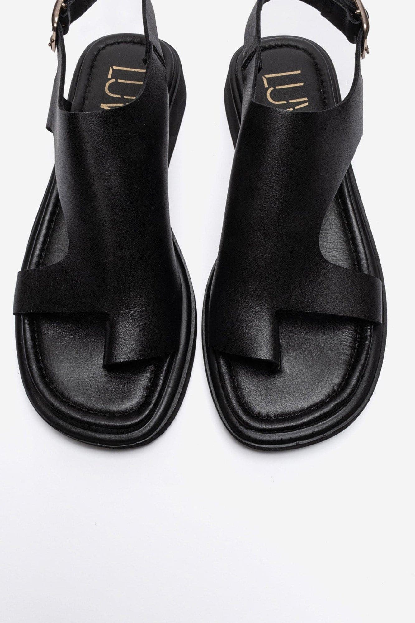 Burley Leather Slingback Sandal, Alternate, color, Black