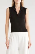 JASON WU Quarter Zip Sweater Vest