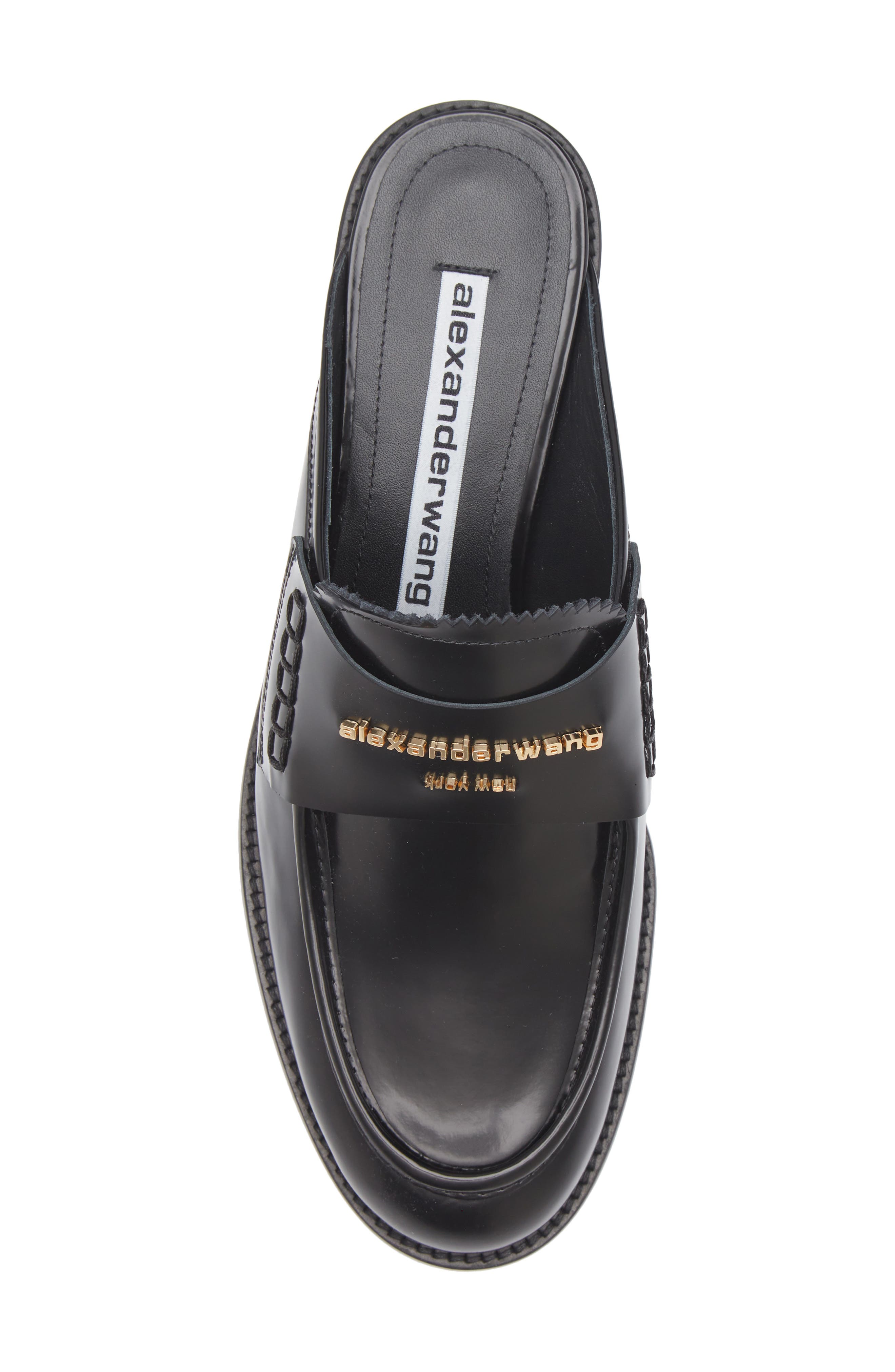 Alexander Wang Carter Loafer Mule, Alternate, color, Black