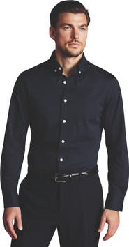 Charles Tyrwhitt Four-Way Stretch Button Down Jersey Shirt