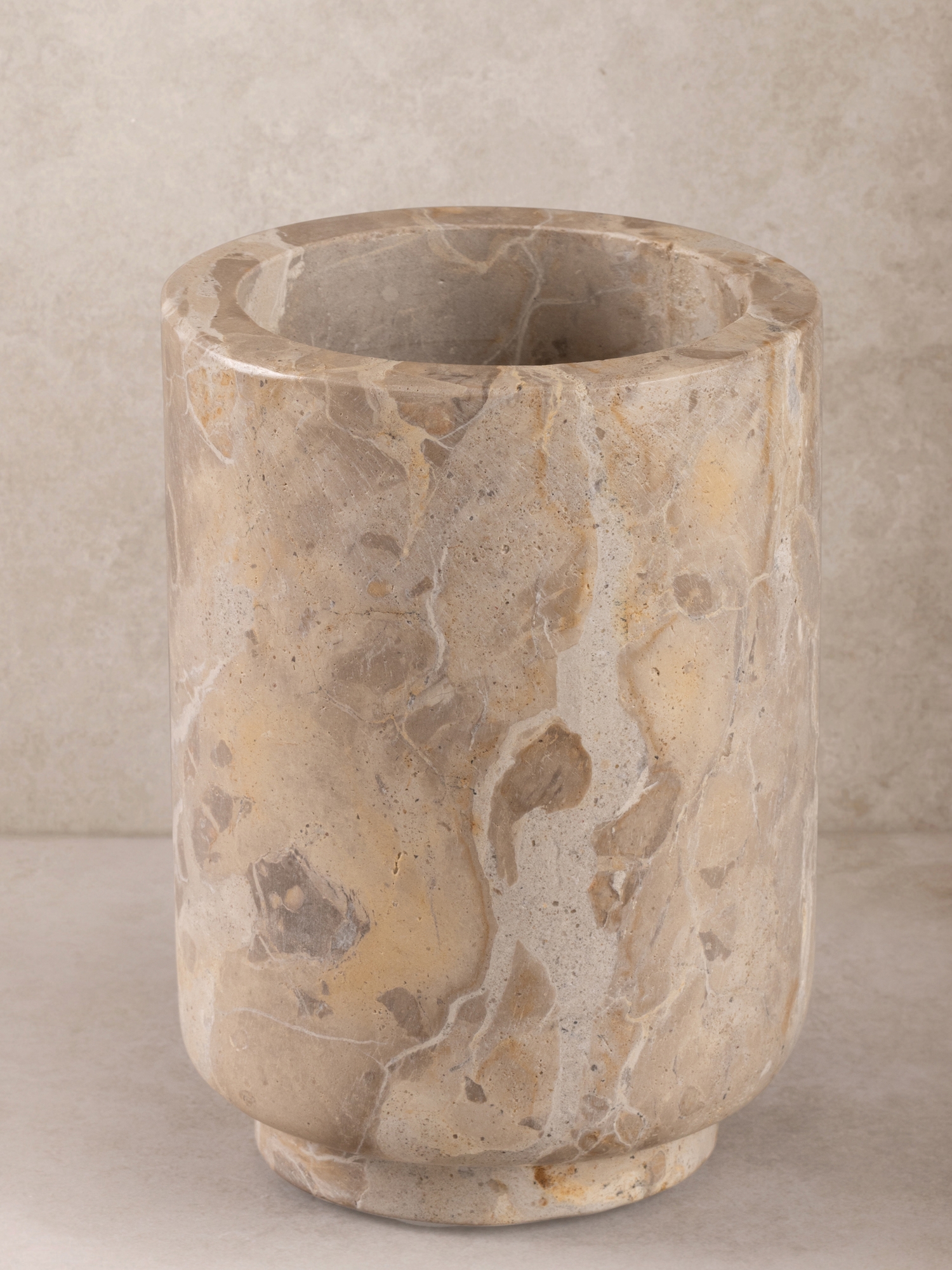 GAURI KOHLI Chamonix Onyx Wine Cooler - Caramel Brown