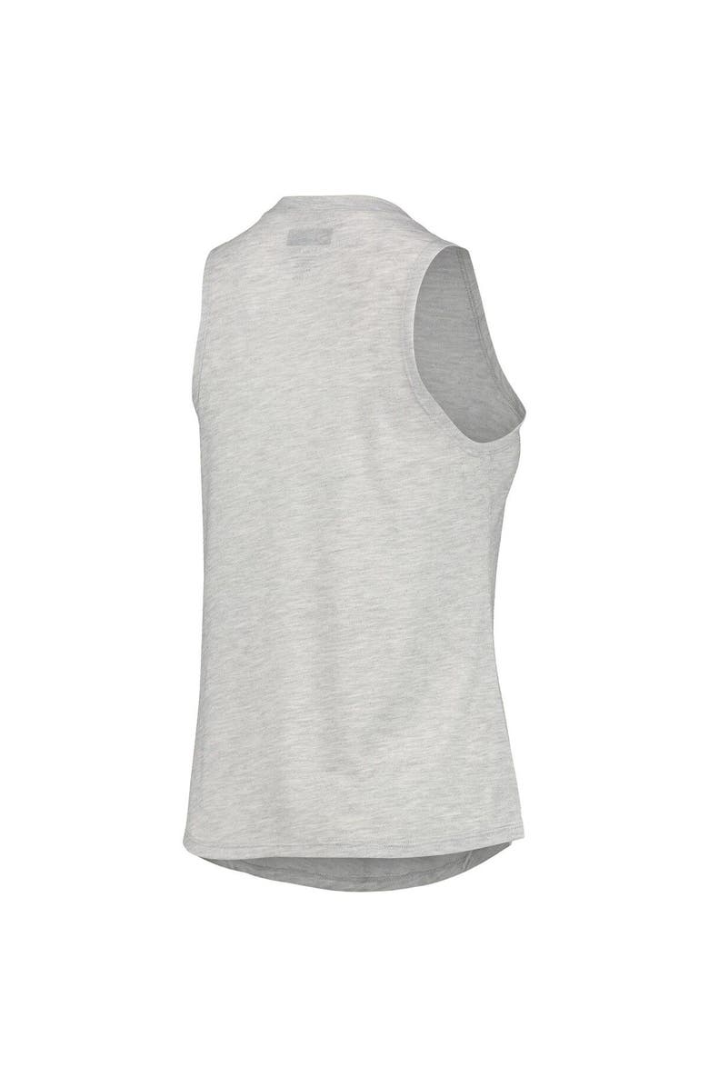 CONCEPTS SPORT Women's Concepts Sport Heathered Gray/Black New England Patriots Profound Tank Top & Leggings Sleep Set, Alternate, color, Heather Gray