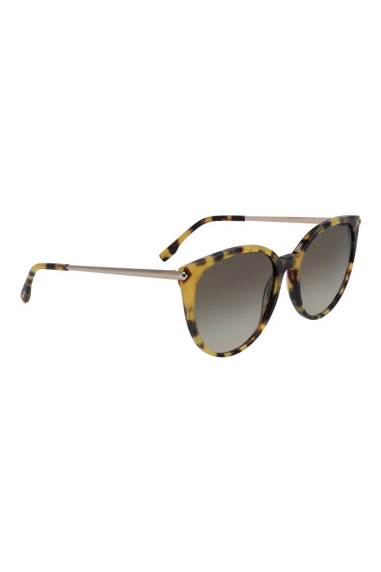 56mm Round Sunglasses, Alternate, color, HAVANA