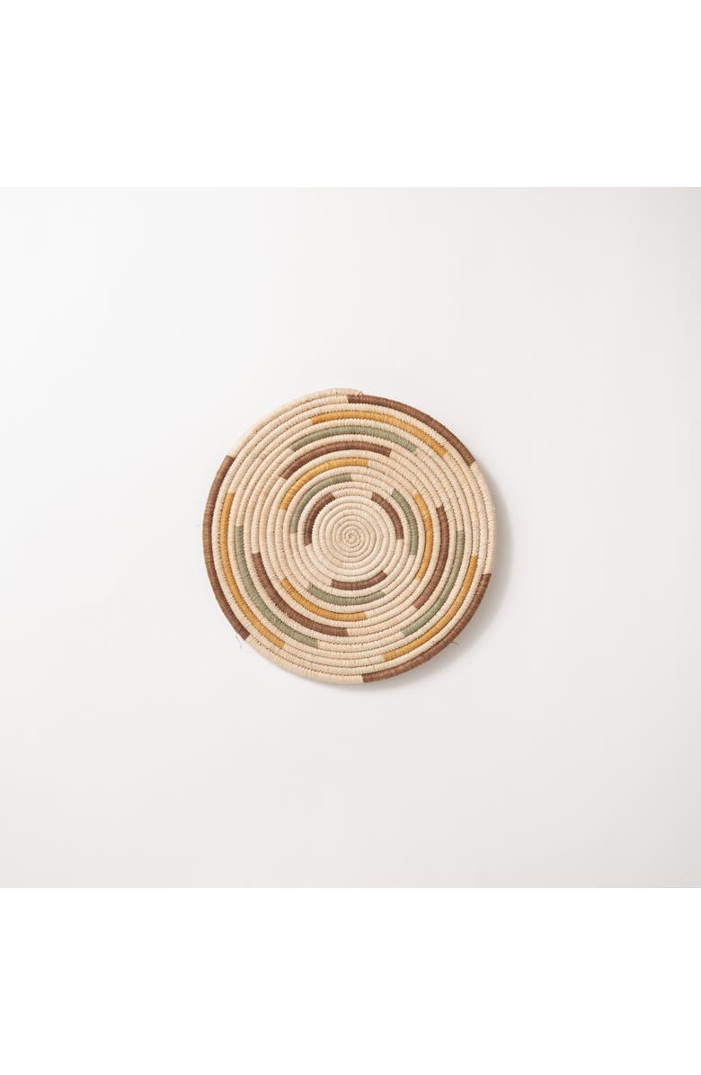 Maadili Collective Whirlwind Trivet ~ Elevate Collection, Main, color, Natural