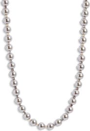 Nordstrom Imitation Pearl & Glass Bead Necklace