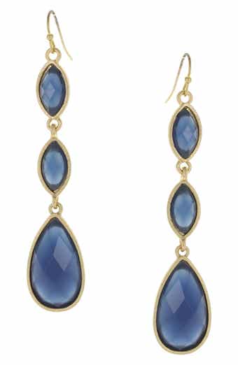 Drea Faceted Dangle Earrings