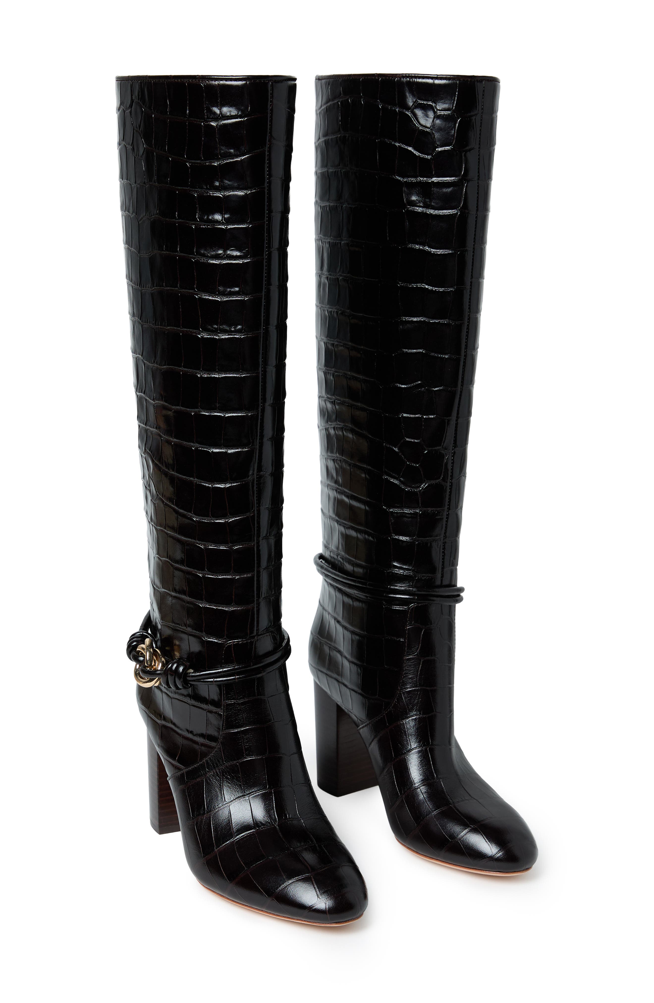 Loeffler Randall Goldy Knee High Boot, Alternate, color, Tmoro