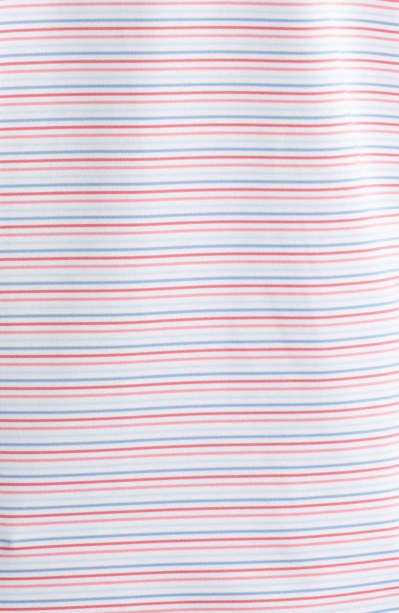 johnnie-O Kamdon Stripe PREP-FORMANCE Golf Polo, Alternate, color, Lobster
