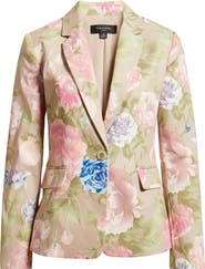 Tahari ASL Floral Sateen Blazer