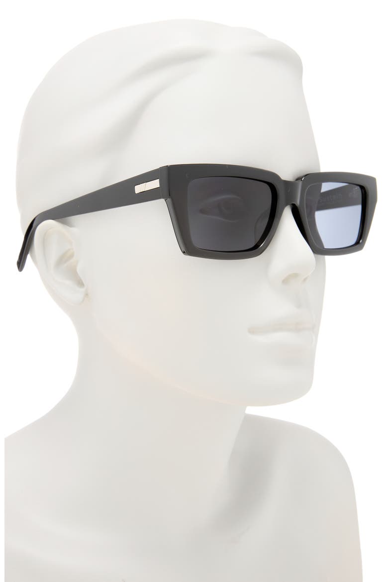 Nocturnal Habit 54mm D-Frame Sunglasses, Alternate, color, BLACK