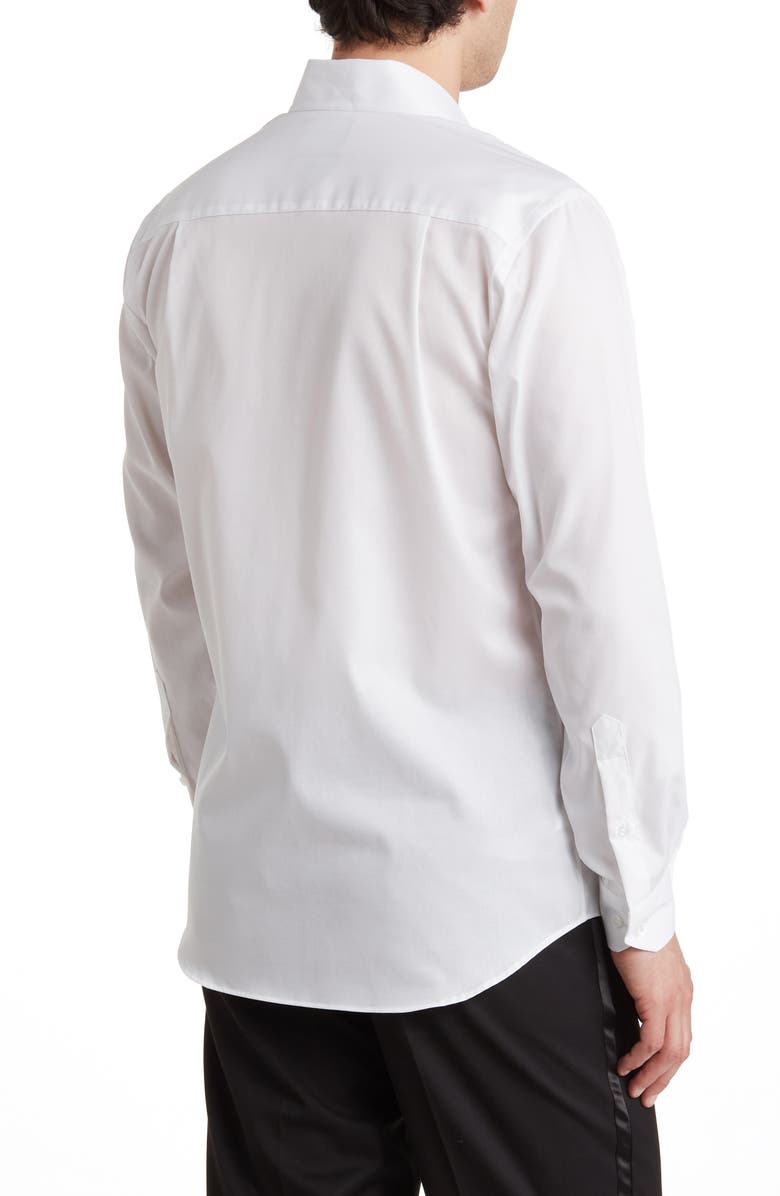 Alton Lane Mercantile Tuxedo Performance Shirt, Alternate, color, White Pique