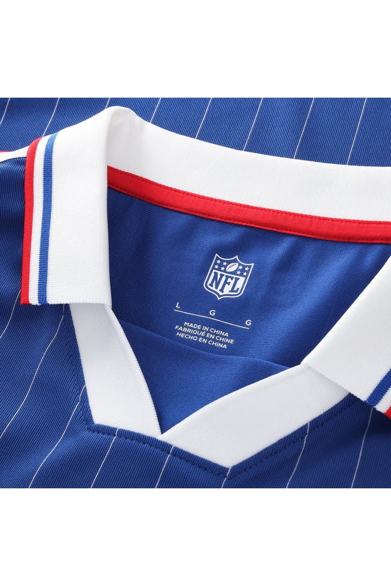Youth Fanatics Royal Buffalo Bills Football x Football Collared Fan Top, Alternate, color, Royal