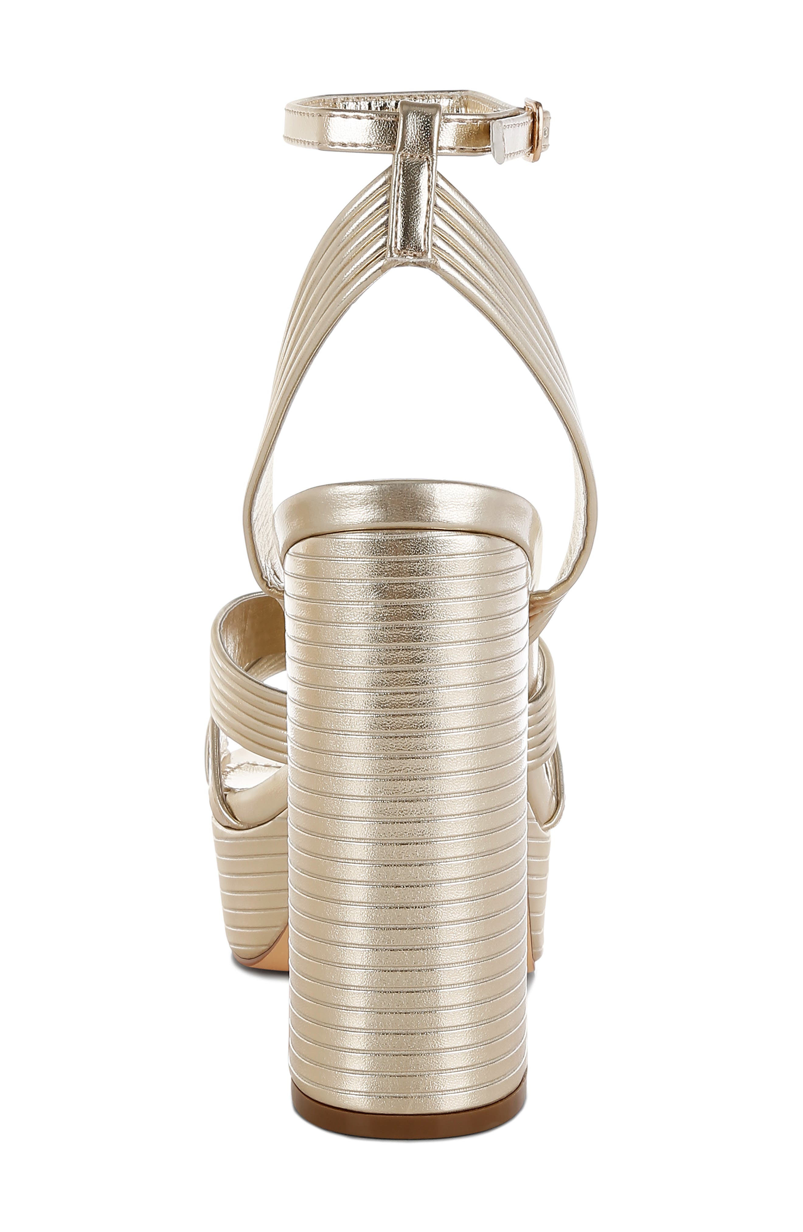 LONDON RAG Socialiate Platform Sandal, Alternate, color, Gold