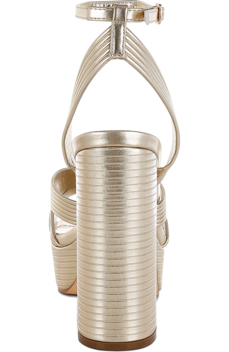 LONDON RAG Socialiate Platform Sandal, Alternate, color, Gold