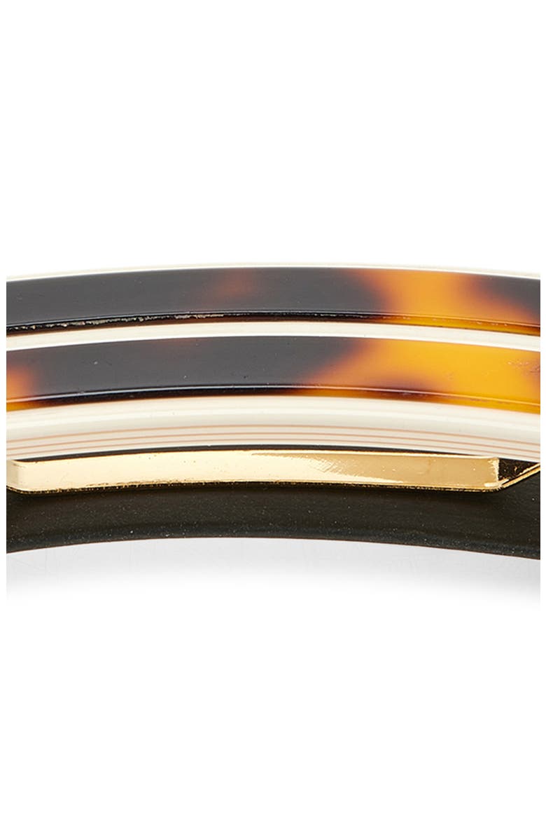 Small Stripe Barrette, Alternate, color, TOKYO/ IVORY