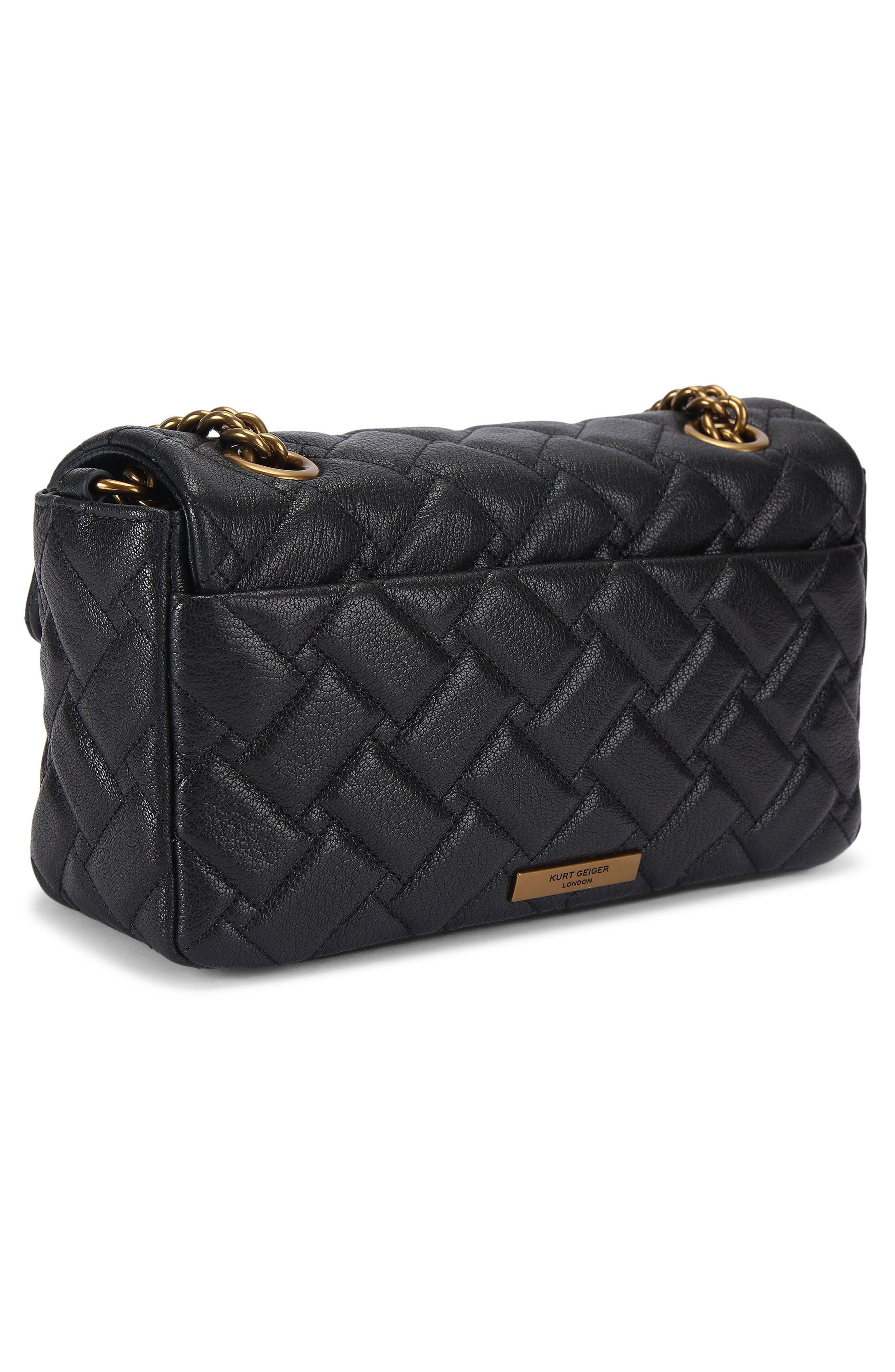 Kurt Geiger London Pimlico Convertible Crossbody Bag, Alternate, color, Black