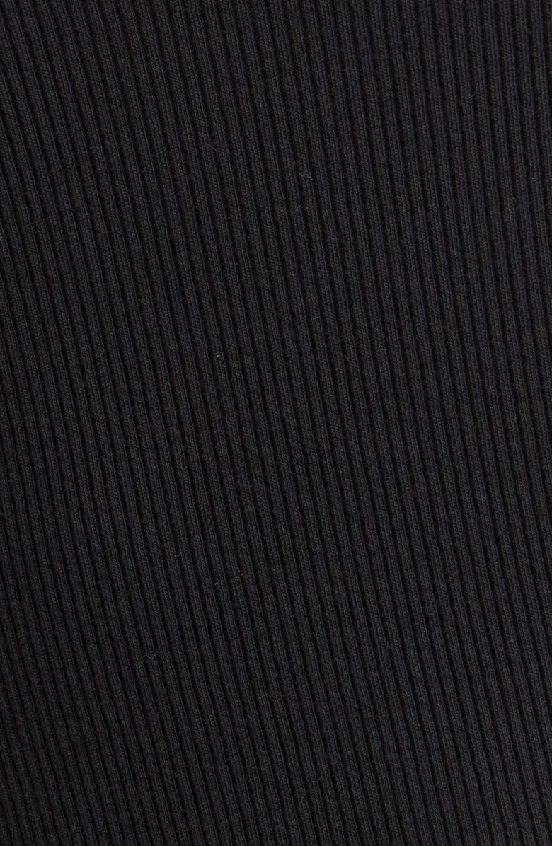 rag & bone The Essential Rib Tank, Alternate, color, Black