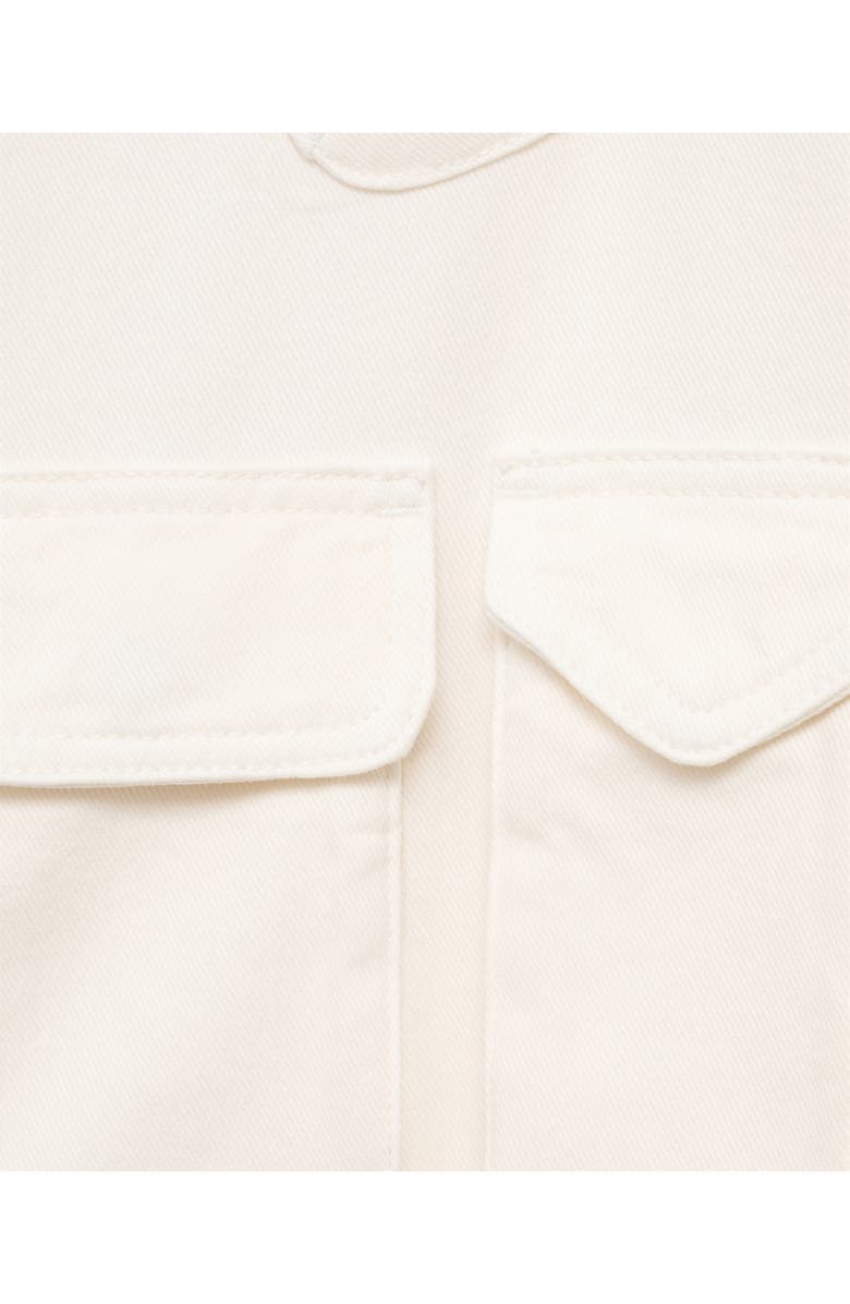 MANGO Ramona Denim Coat, Alternate, color, Off White