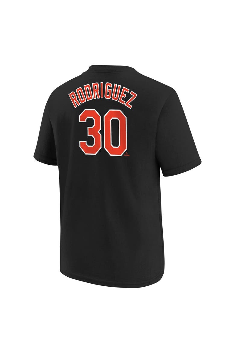 Youth Nike Grayson Rodriguez Black Baltimore Orioles Name & Number T-Shirt, Alternate, color, Black