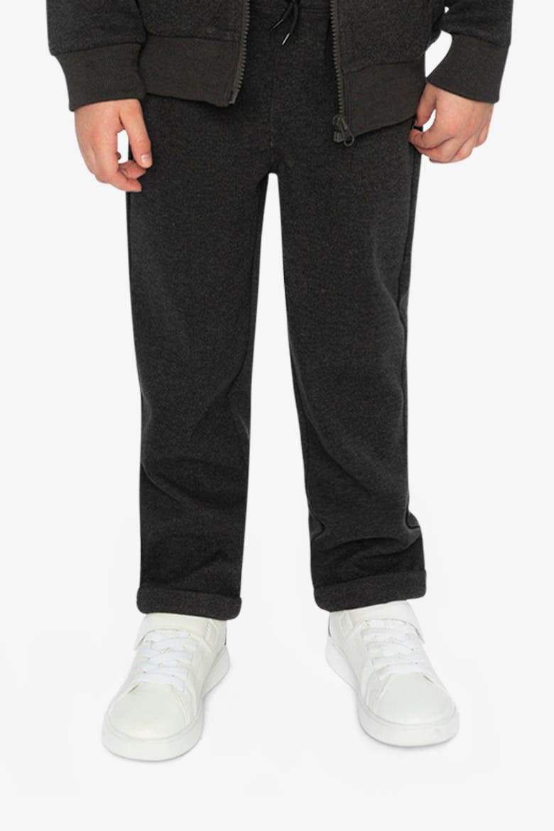 Stretch Twill Elastic Waist Side Pocket Pants, Alternate, color, Black
