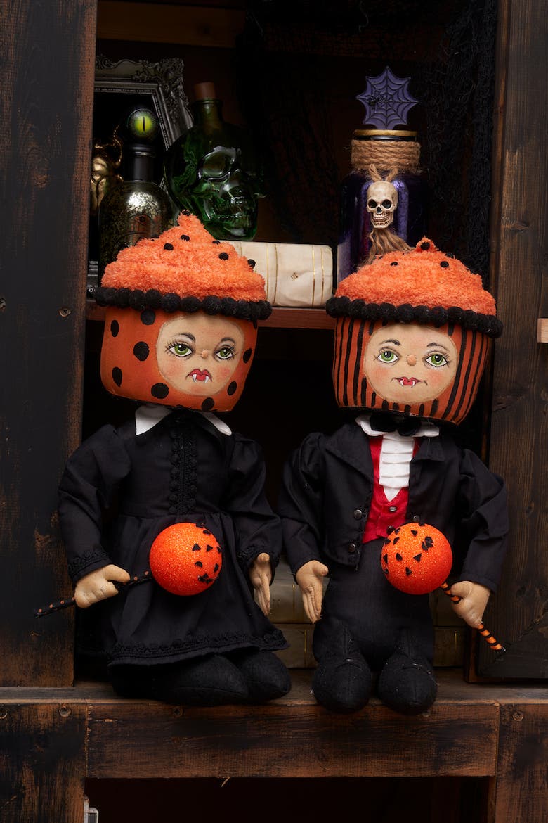Vinny Joe Spencer Gathered Traditions Halloween Figurine 15.5", Alternate, color, Orange