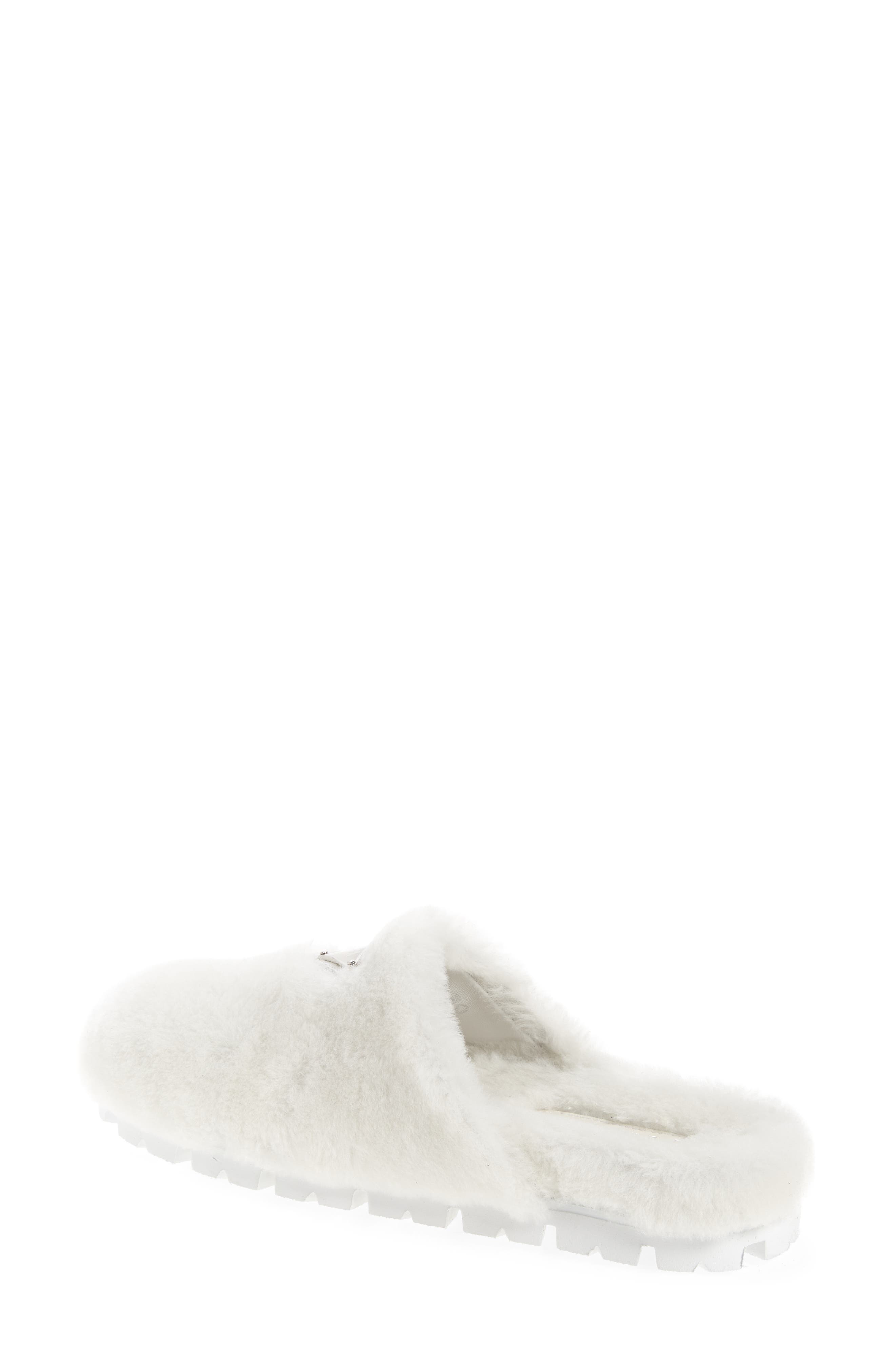 Fussbett Fluffy Genuine Shearling Slipper, Alternate, color, BIANCO