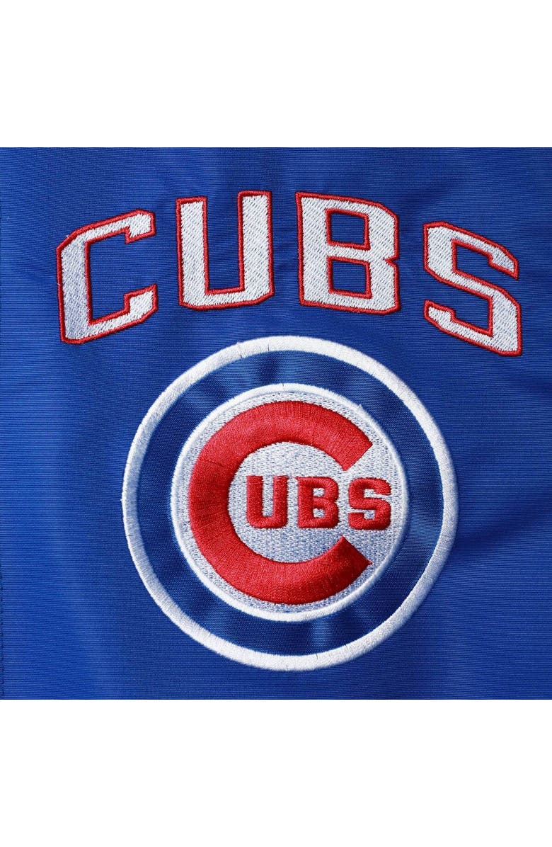 G-III SPORTS BY CARL BANKS Men's G-III Sports by Carl Banks Royal/Red Chicago Cubs Complete Game Commemorative Full-Snap Jacket, Alternate, color, 