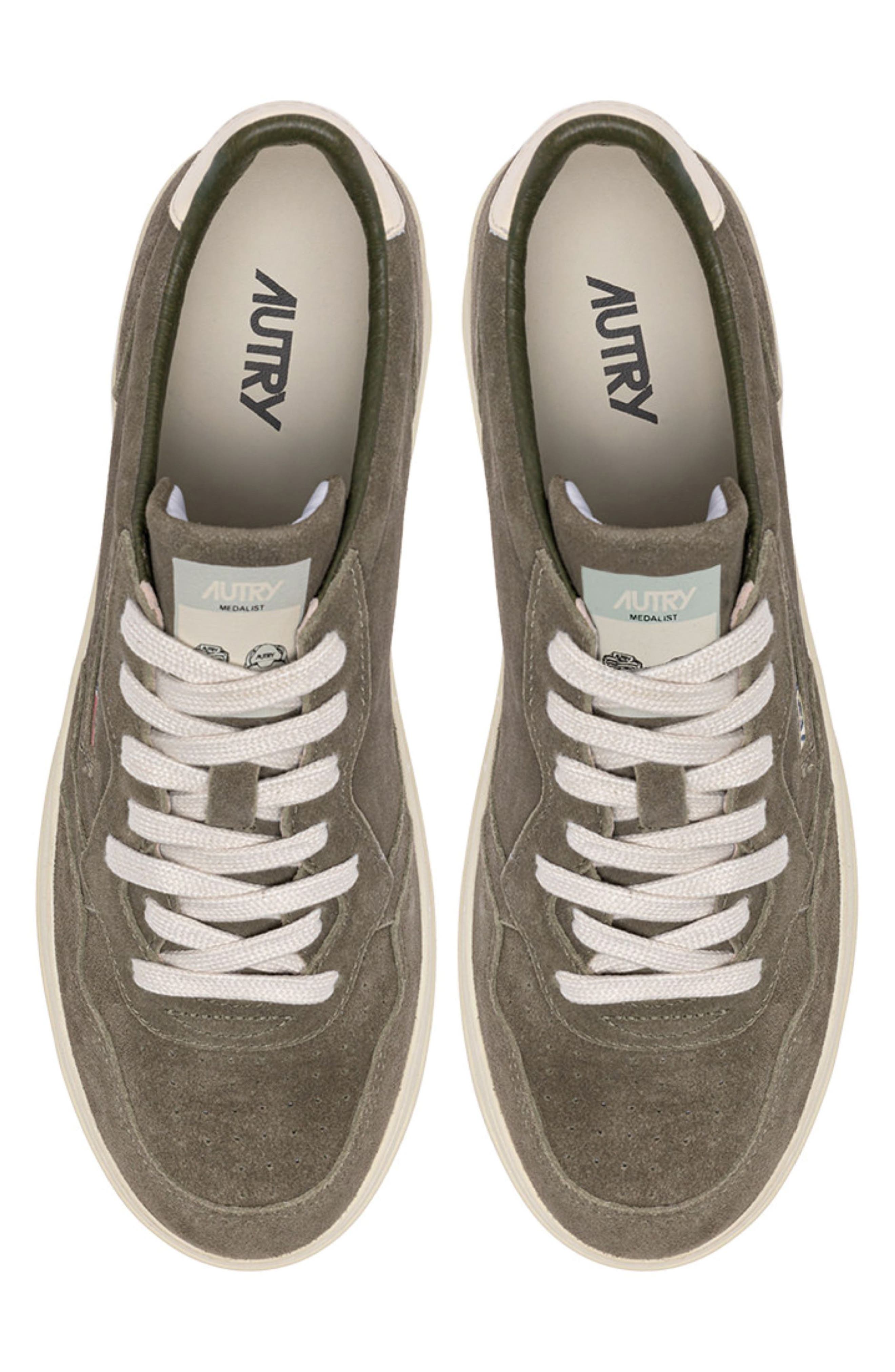 AUTRY Medalist Low Sneaker, Alternate, color, Charcoal