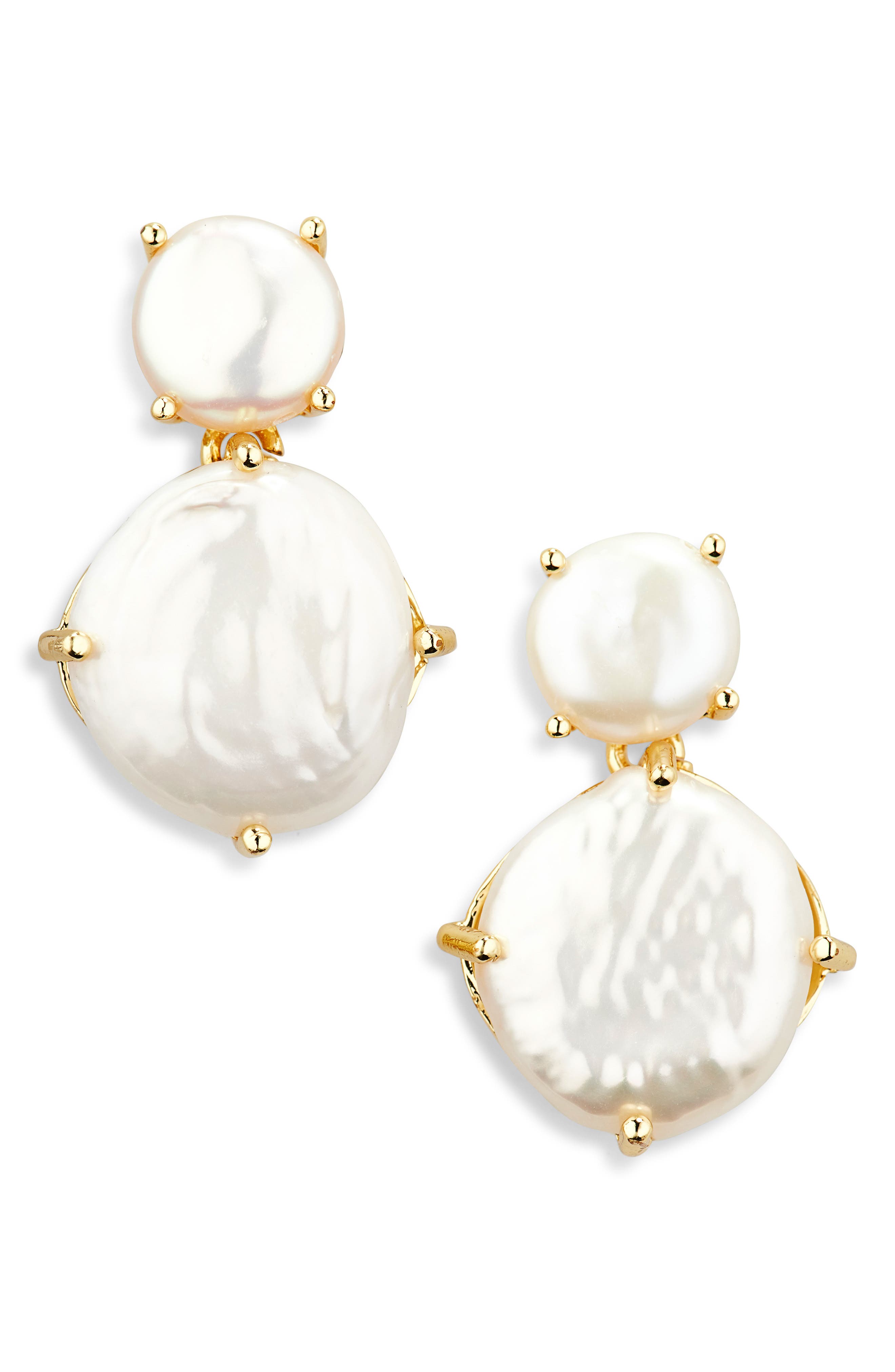 EYE CANDY LOS ANGELES Siya Faux Pearl Drop Earrings