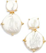 EYE CANDY LOS ANGELES Siya Faux Pearl Drop Earrings