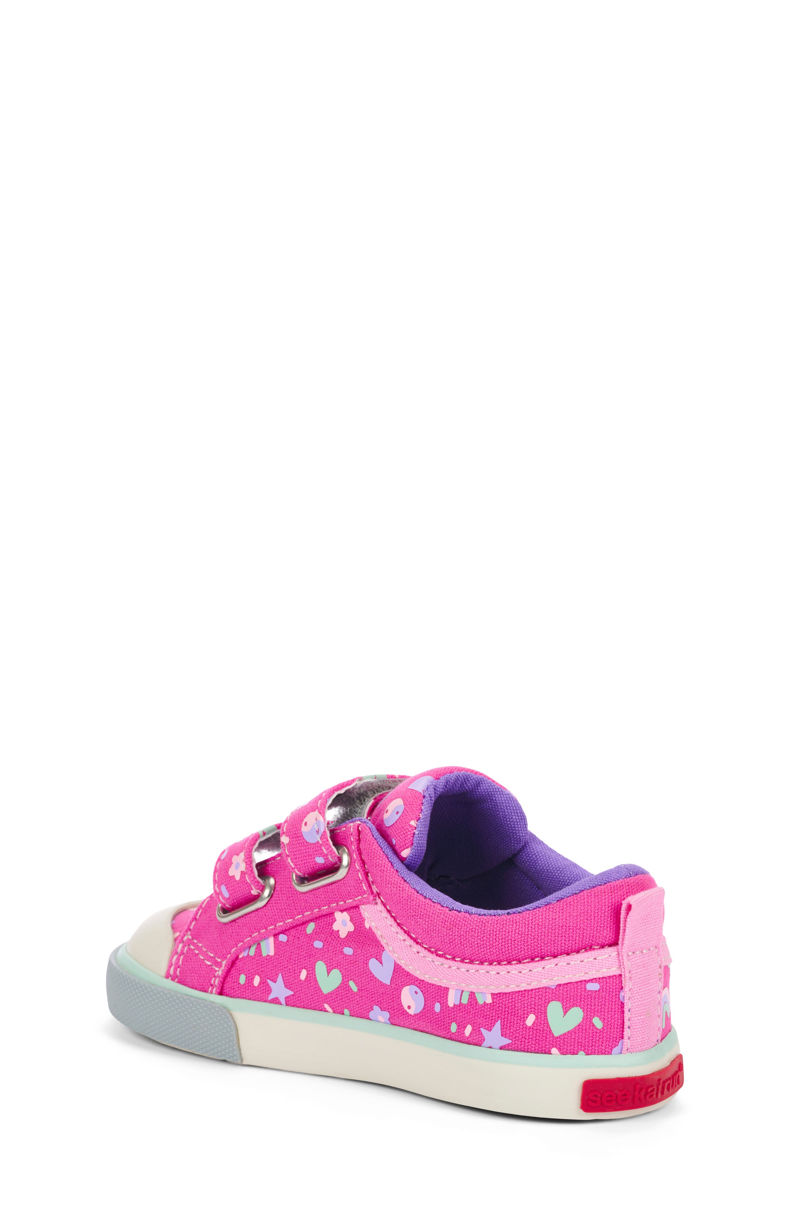 See Kai Run Robyne Sneaker, Alternate, color, Hot Pink/ Happy