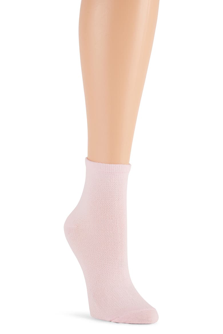 6-Pack Assorted Lettuce Edge Anklet Socks, Alternate, color, WHISPER PINK/ WHITE