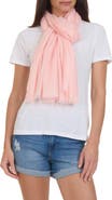 Bruno Magli Solid Fringe Scarf