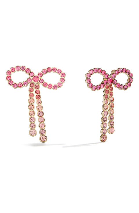 Georgia Crystal Bow Earrings