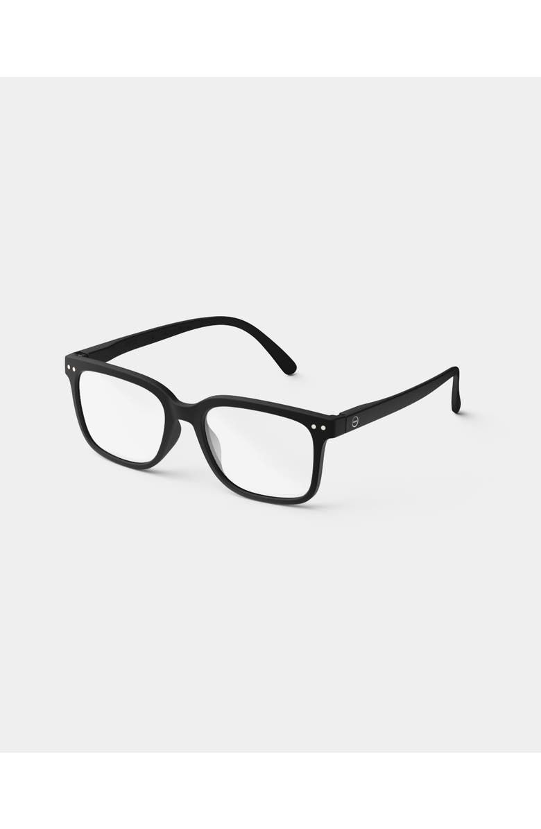 IZIPIZI #L 54mm Rectangular Reading Glasses, Alternate, color, Black