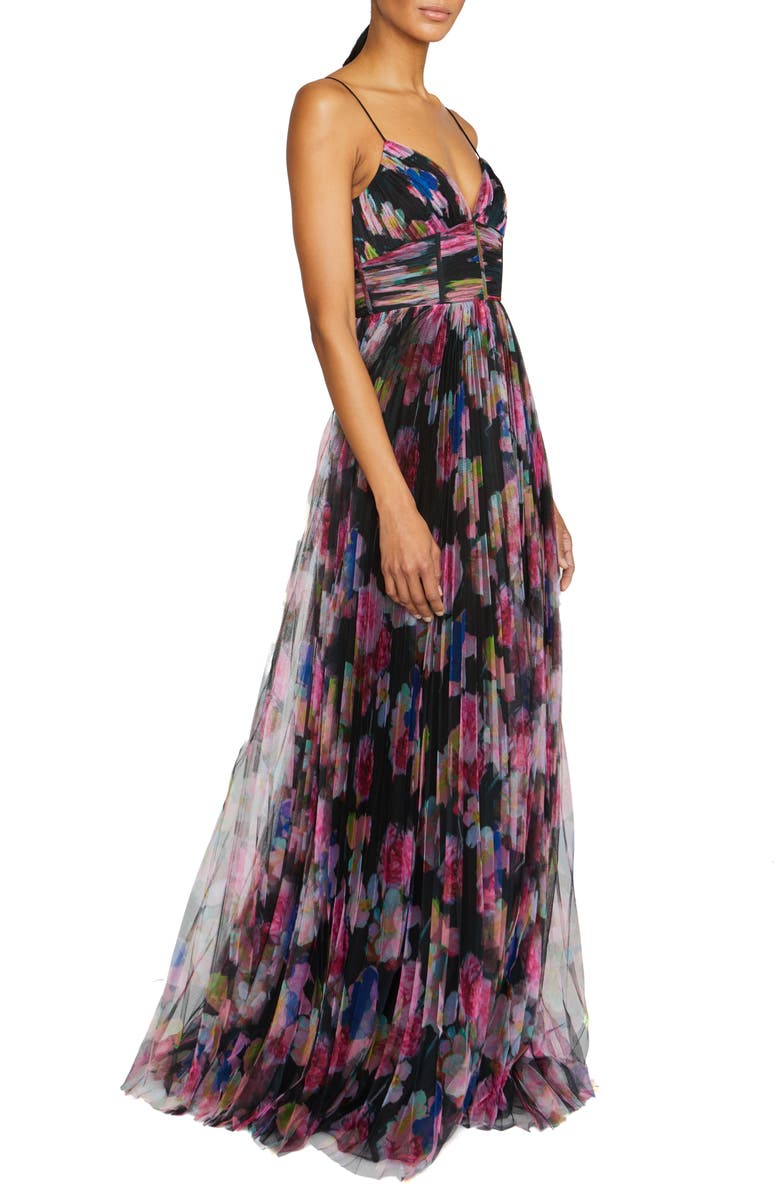 ML Monique Lhuillier Yvonne Mesh Gown, Alternate, color, 