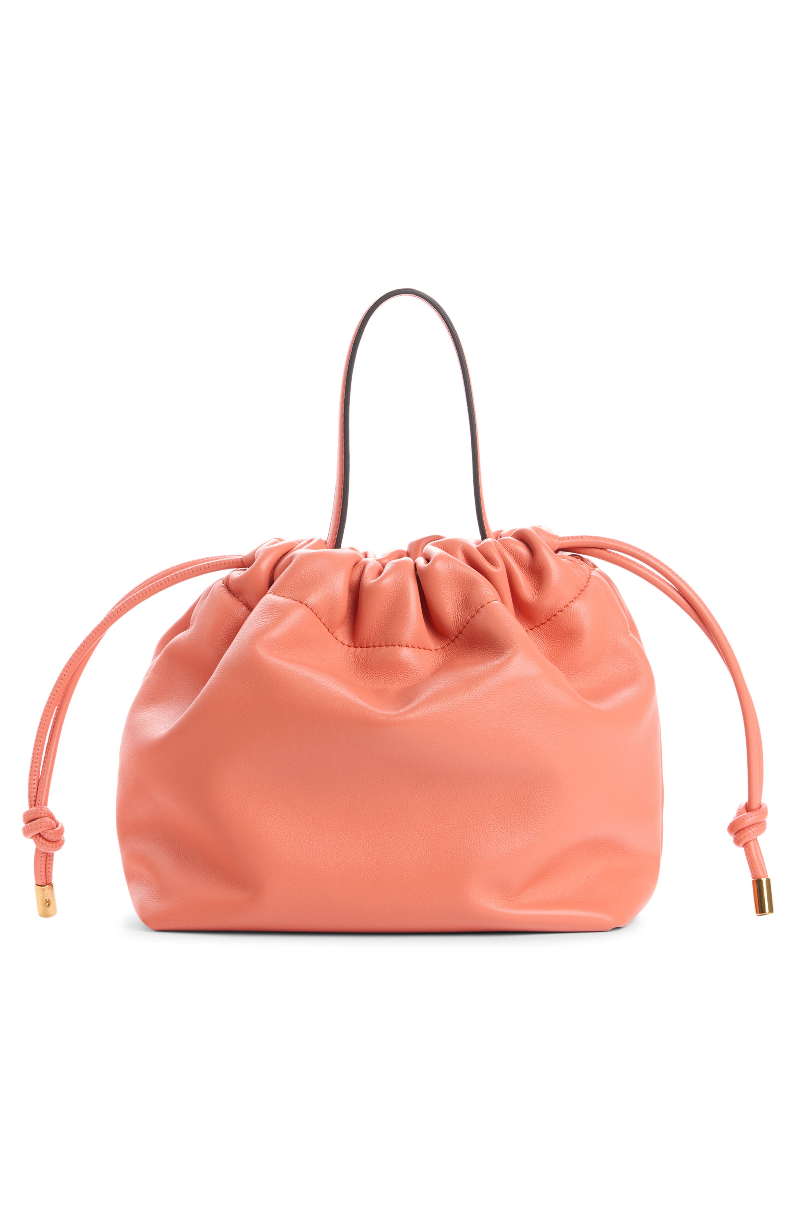 Chloé Mini Icons Leather Shoulder Bag, Alternate, color, Camellia Coral