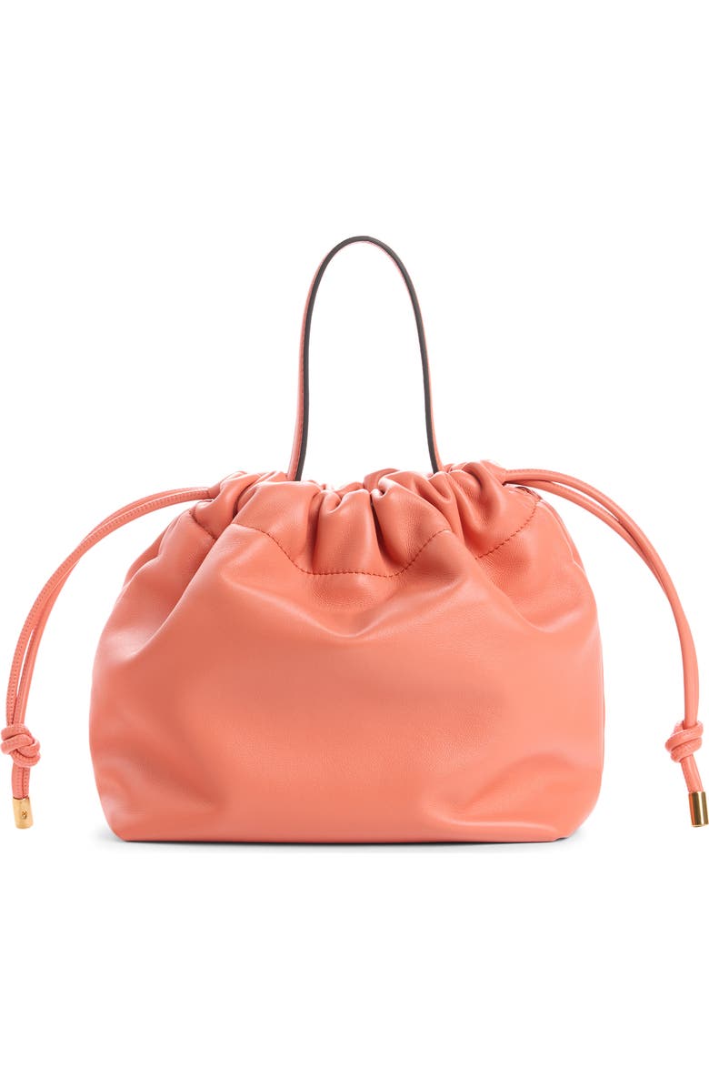 Chloé Mini Icons Leather Shoulder Bag, Alternate, color, Camellia Coral