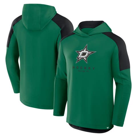 Men's Fanatics Kelly Green Dallas Stars Meta Game Transitional Pullover Hoodie