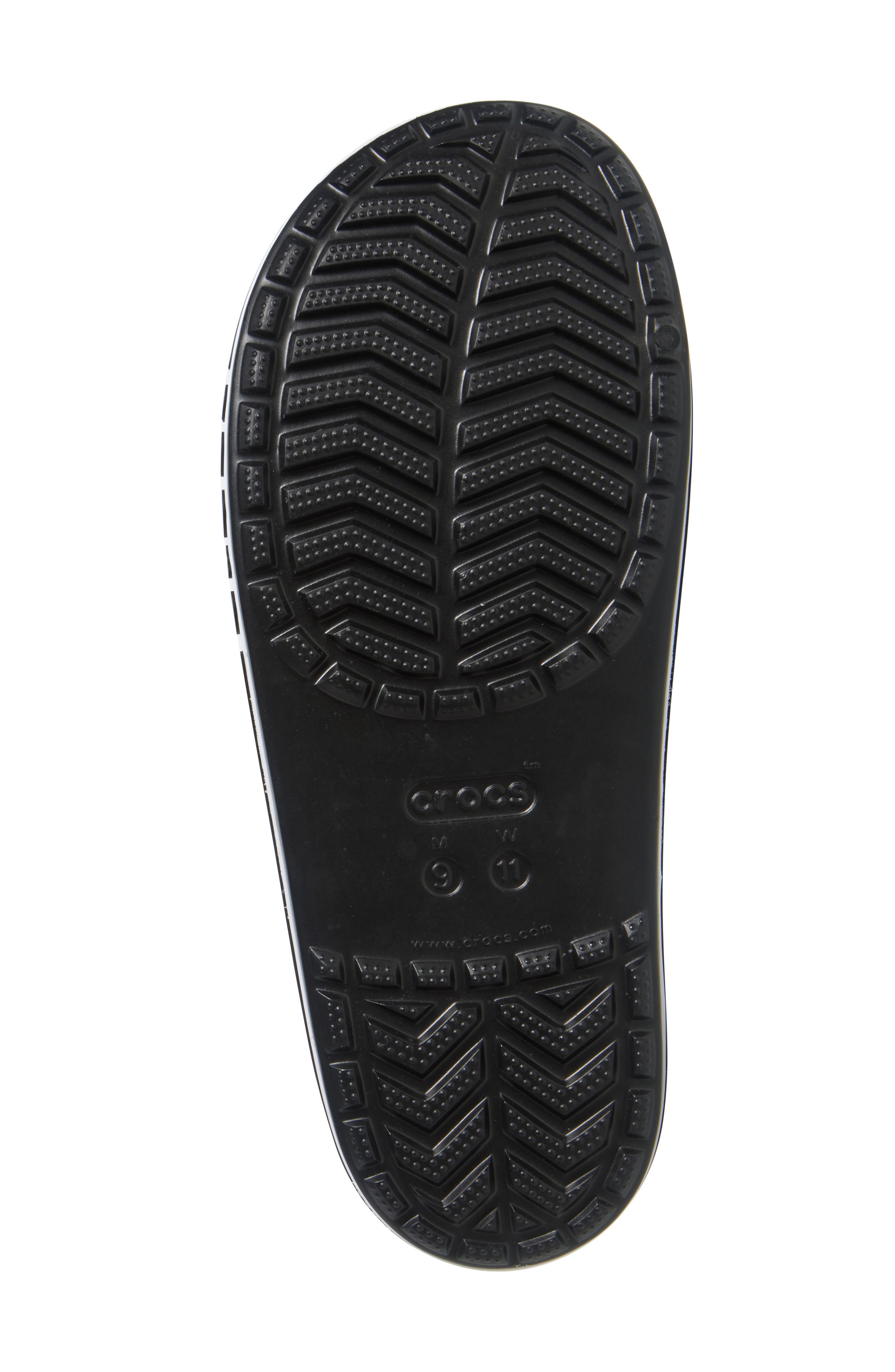 CROCS Baya Slide Sandal, Alternate, color, Black/White