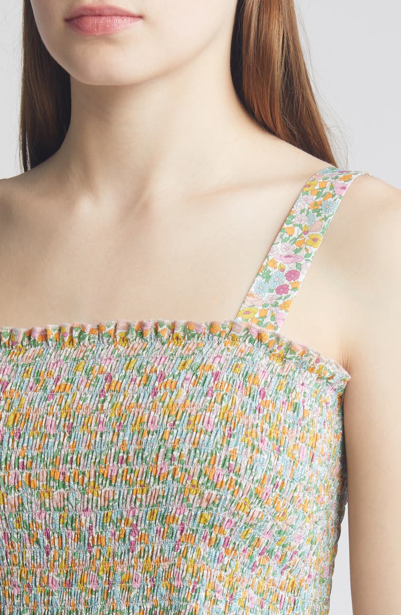 Liberty London Voyage Floral Smocked Maxi Sundress, Alternate, color, 