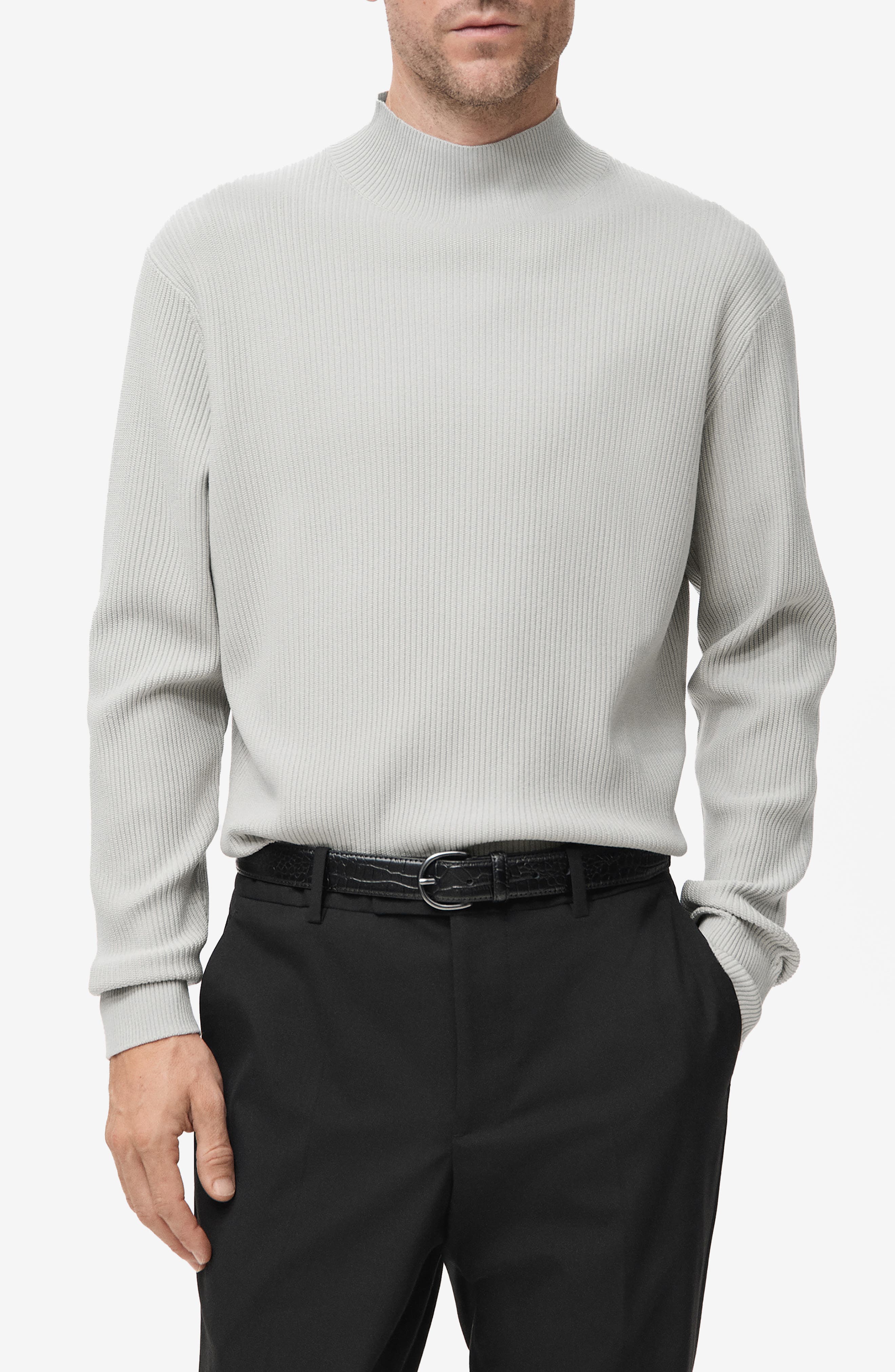 Ribbed Turtleneck Sweater - image 3