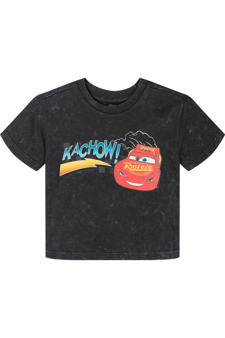 Pixar 2-Piece Tee and Shorts Set, Alternate, color, Charcoal McQueen