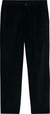 PS Paul Smith Flat Front Drawstring Cotton Stretch Corduroy Pants